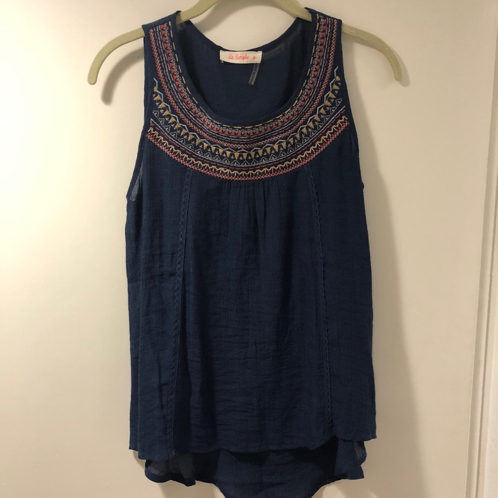 Navy blue tank